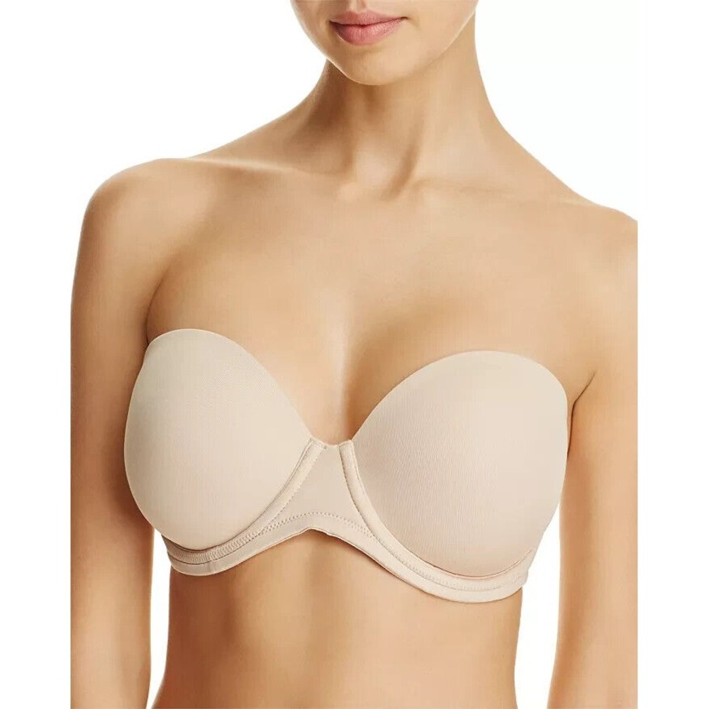 Wacoal‎ Red Carpet Strapless Full Bust Underwire Bra Bone Size 30G 30 G NEW